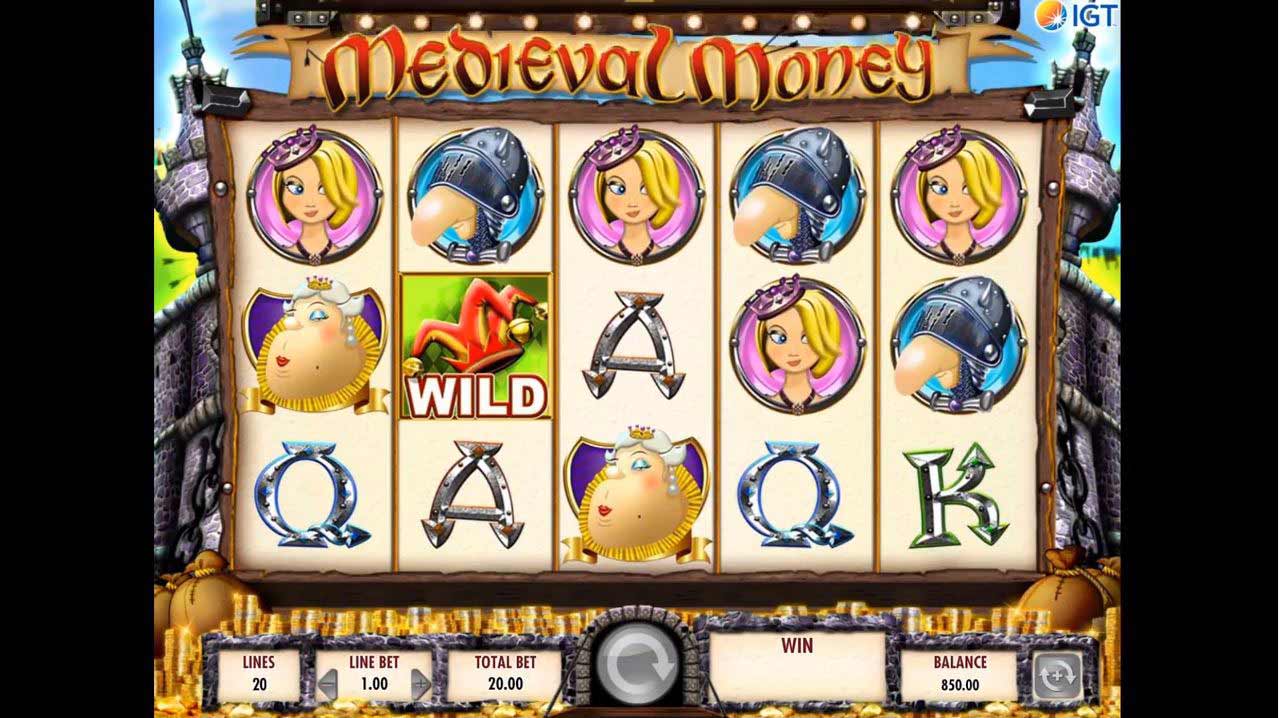 Medieval Money slot from IGT